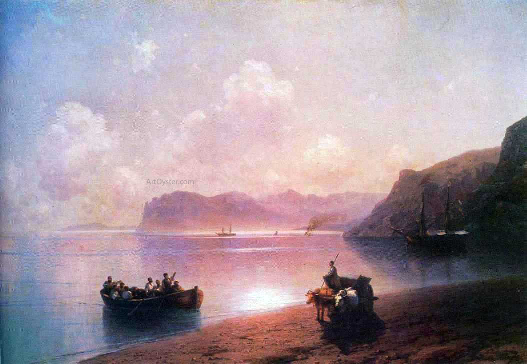 Ivan Constantinovich Aivazovsky Morning on a Sea - Canvas Print