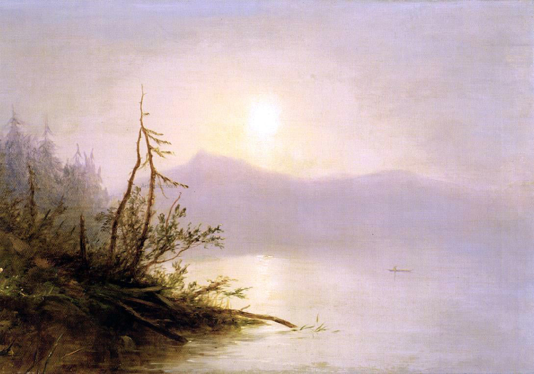 Homer Dodge Martin Morning on Lake George - Canvas Print