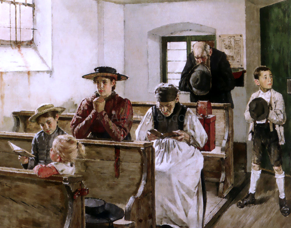 Martin Von Molitor Morning Prayers - Canvas Print