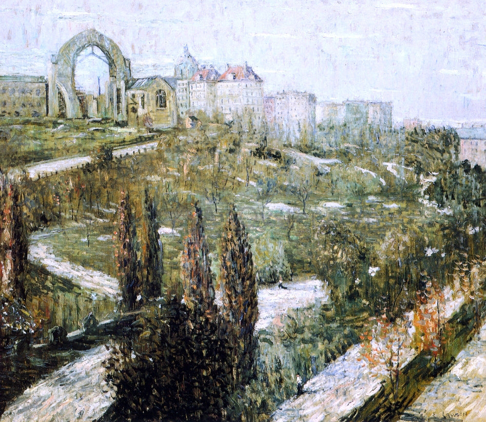 Ernest Lawson Morningside Heights - Canvas Print