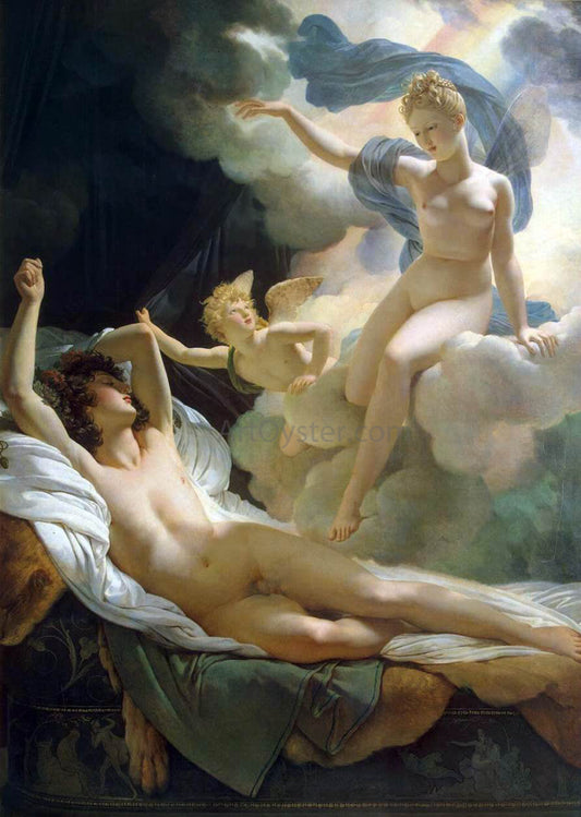 Pierre-Narcisse Guerin Morpheus and Iris - Canvas Print
