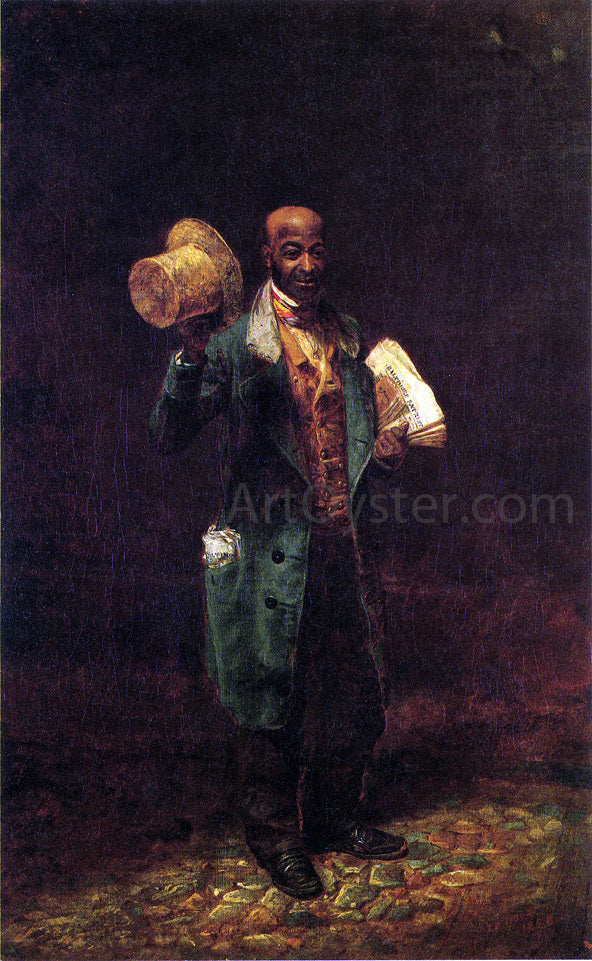 Thomas Waterman Wood Moses, The Baltimore News Vendor - Canvas Print