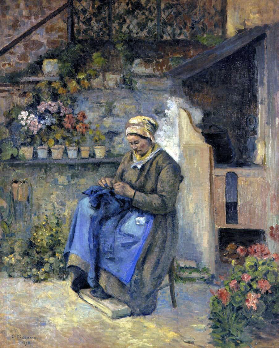 Camille Pissarro Mother Jolly - Canvas Print