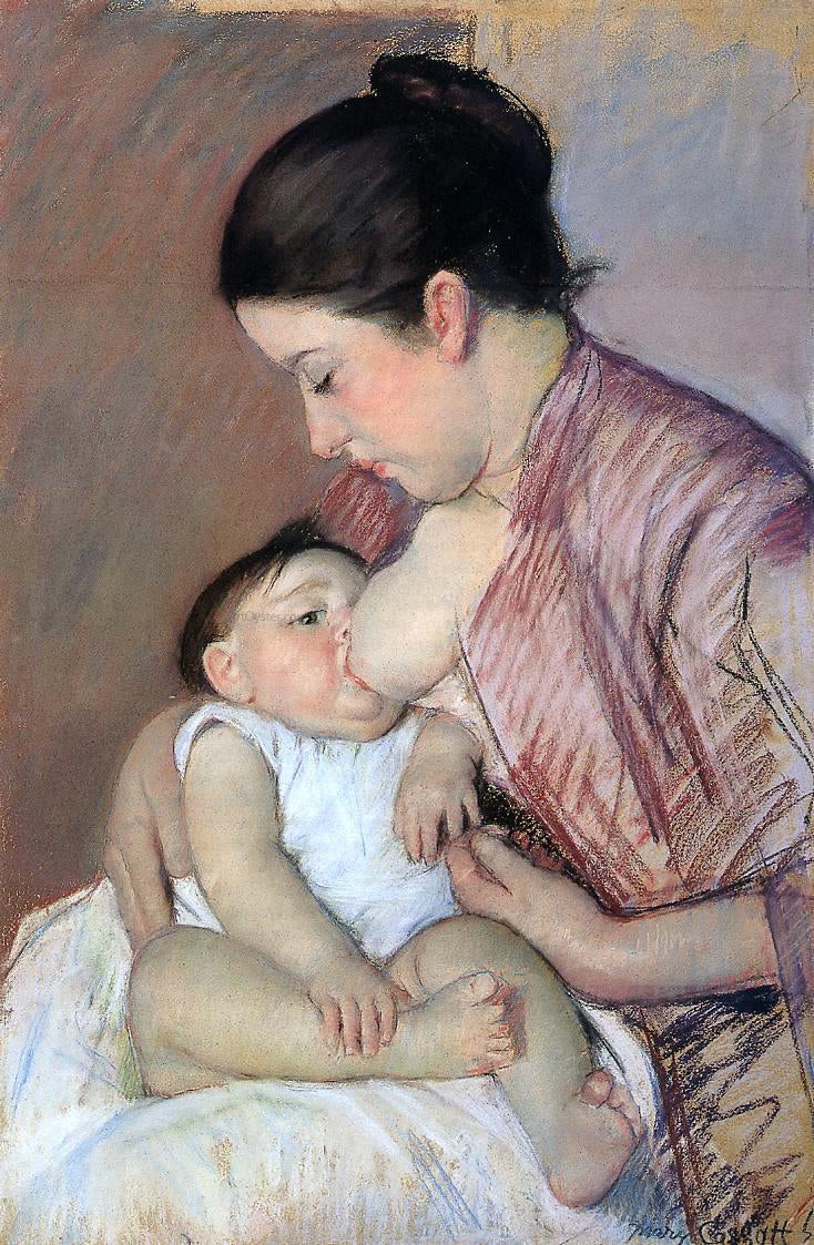 Mary Cassatt Motherhood - Canvas Print