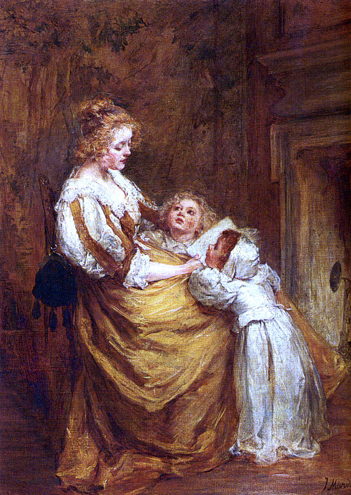 Jacob Henricus Maris Motherly Love - Canvas Print