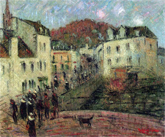 Gustave Loiseau Moulin a Pont Aven - Canvas Print