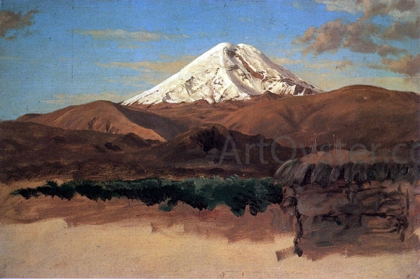 Frederic Edwin Church Mount Chimborazo, Ecuador - Canvas Print