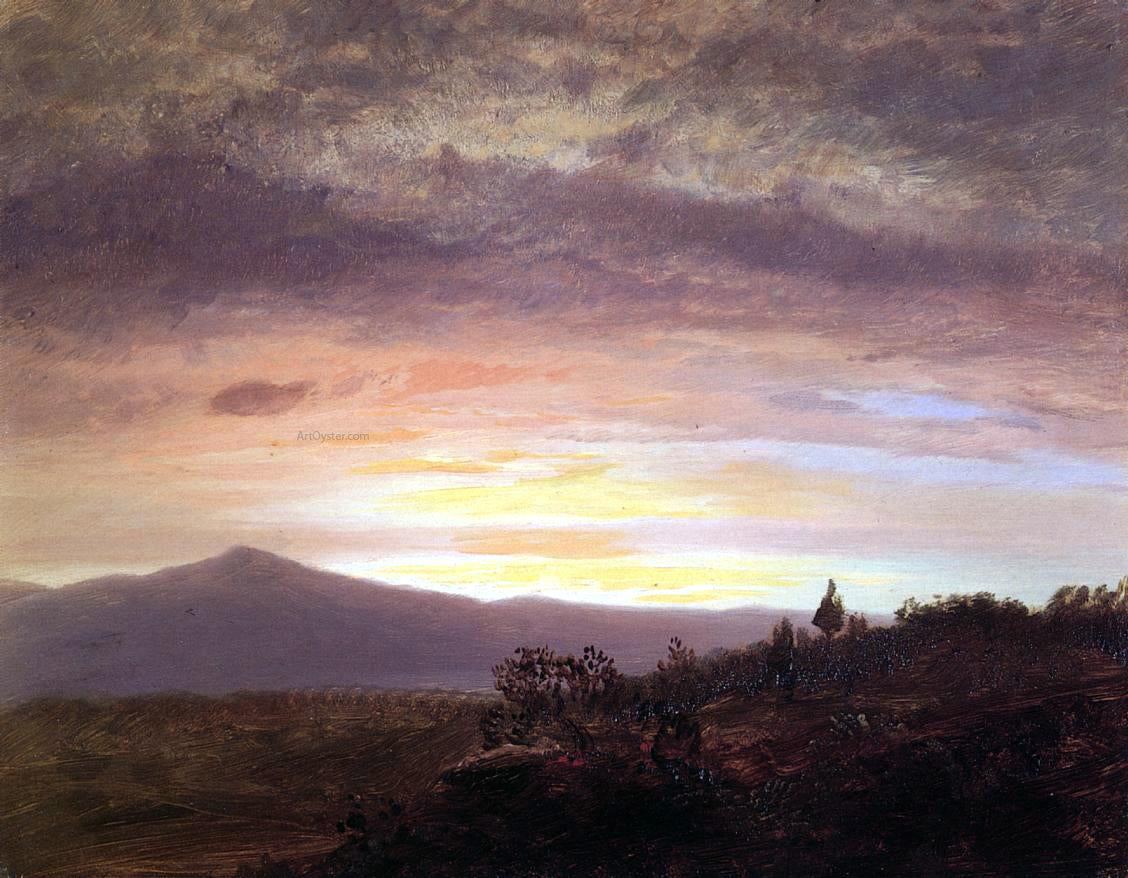 Frederic Edwin Church Mount Katahdin - Canvas Print