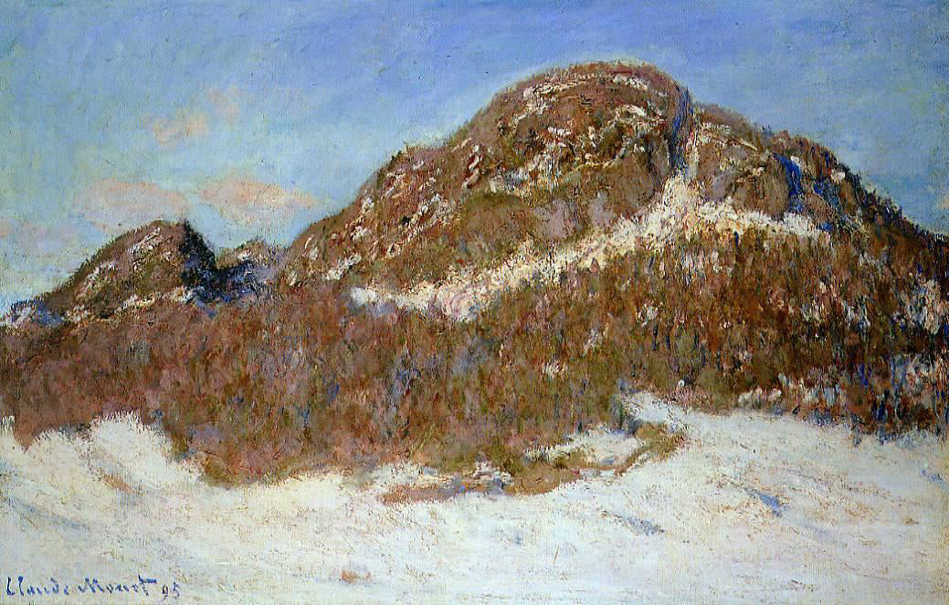 Claude Oscar Monet Mount Kolsaas - Canvas Print