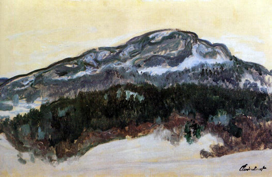 Claude Oscar Monet Mount Kolsaas, Norway - Canvas Print