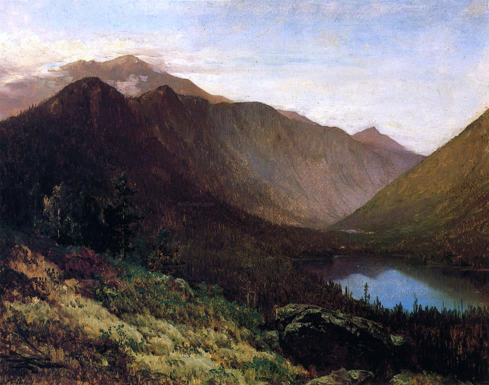 Thomas Hill Mount Lafayette, Franconia Notch, New Hampshire - Canvas Print