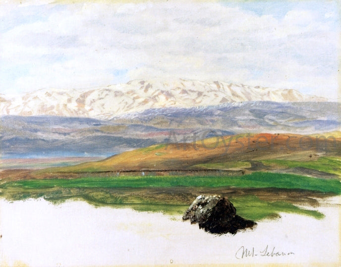 Frederic Edwin Church Mount Lebanon - Canvas Print
