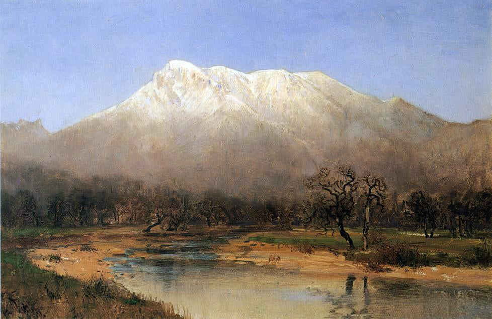 Thomas Hill Mount St. Helena, Napa Valley - Canvas Print