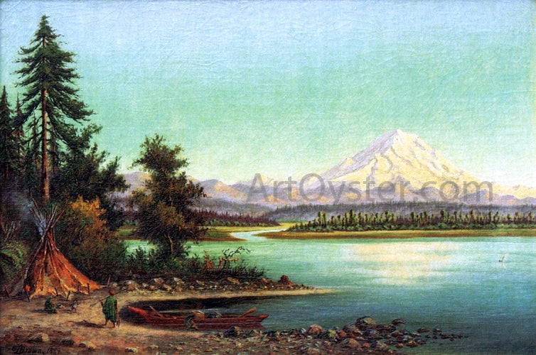 Grafton T Brown Mount Tacoma, Washington Territory - Canvas Print