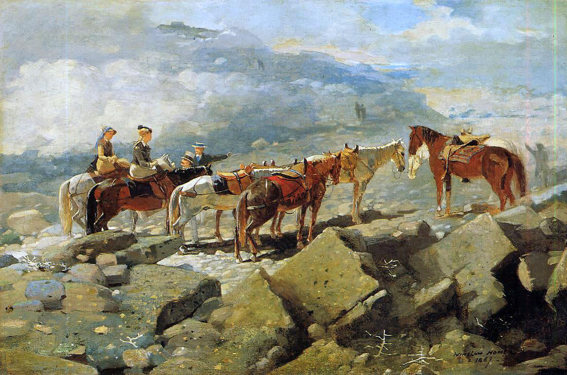 Winslow Homer Mount Washington - Canvas Print
