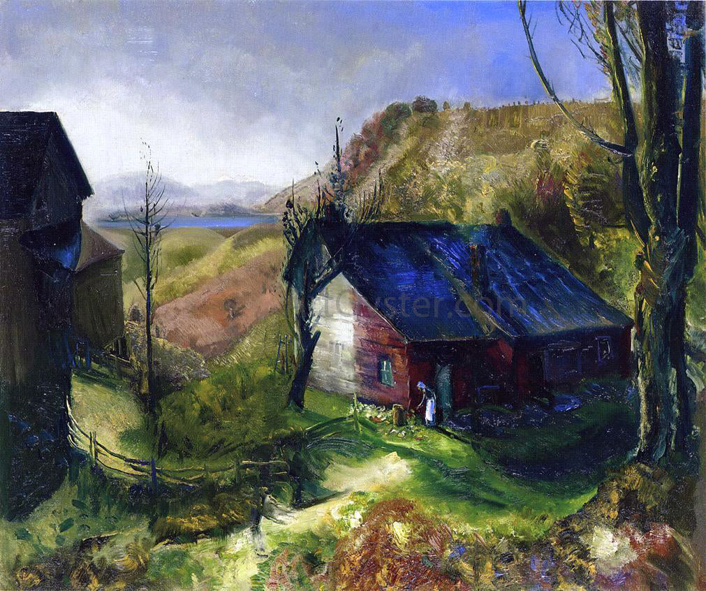 George Wesley Bellows Mountain Farm - Canvas Print