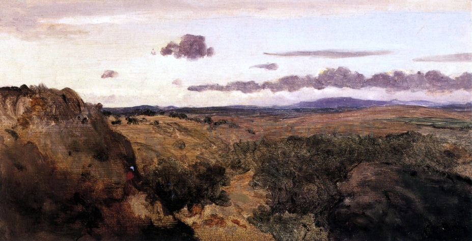 Jean-Baptiste-Camille Corot Mountain Landscape - Canvas Print