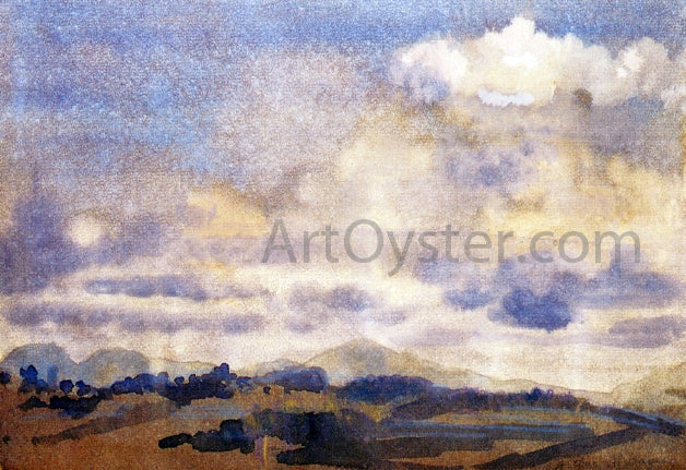 Arthur B Davies Mountain Landscape - Canvas Print