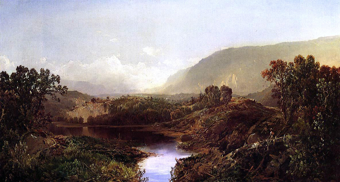 William Louis Sonntag Mountain Landscape, New York State - Canvas Print