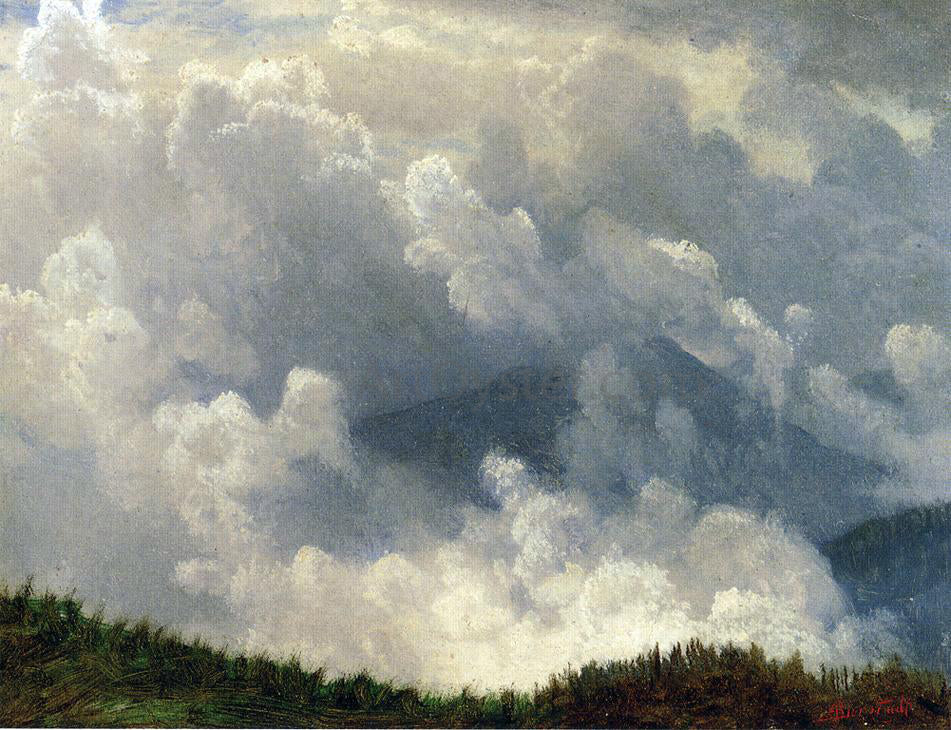 Albert Bierstadt Mountain Mist - Canvas Print