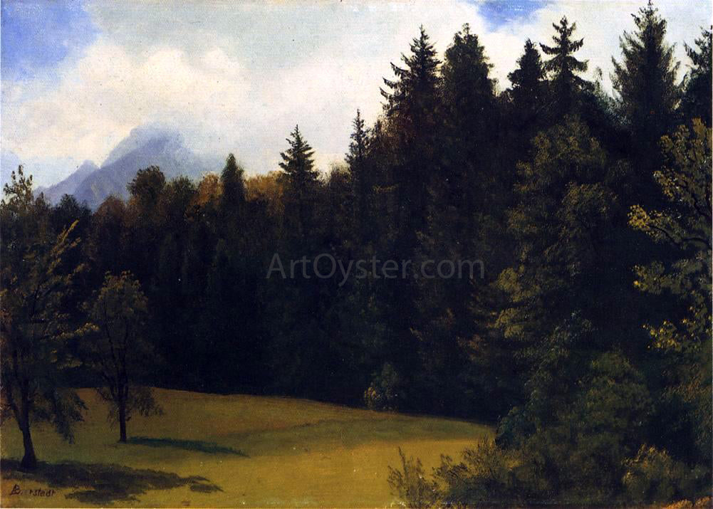Albert Bierstadt Mountain Resort - Canvas Print