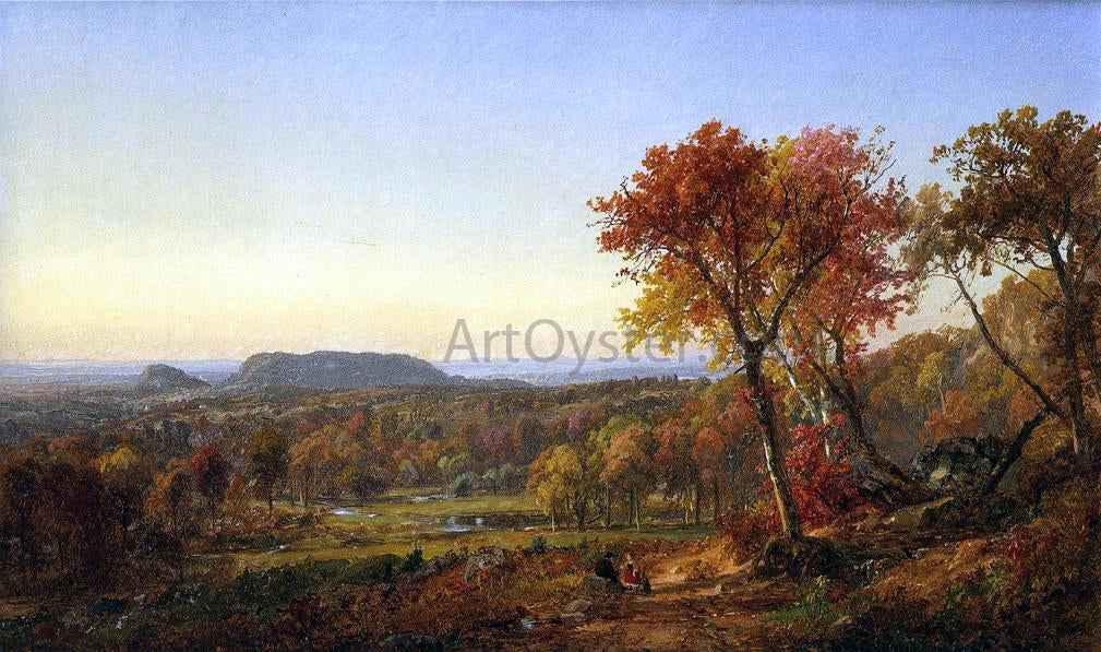 Jasper Francis Cropsey Mounts Adam and Eve - Canvas Print