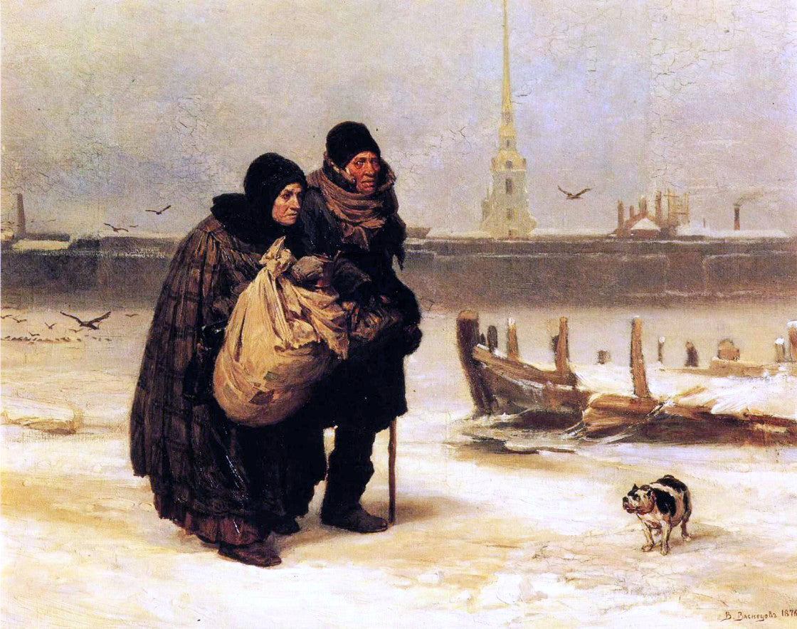 Victor Mikhail Vasnetsov Moving House - Canvas Print