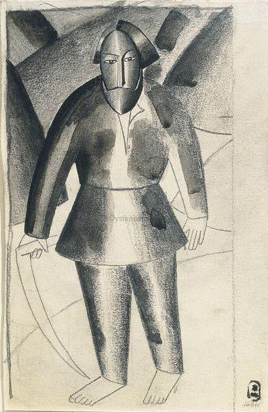 Kazimir Malevich Mower - Canvas Print