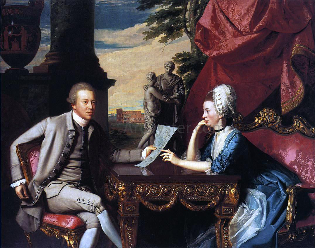 John Singleton Copley Mr. and Mrs. Ralph Izard (Alice Delancey) - Canvas Print