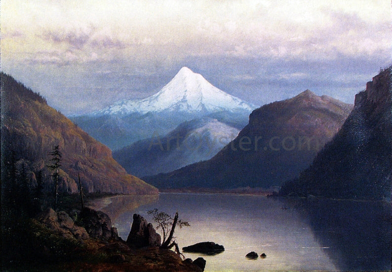 William Parrott Mr. Hood from the Columbia River - Canvas Print