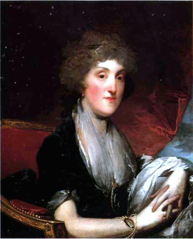 Gilbert Stuart Mrs. Alexander James Dallas, nee Arabella Maria Smith - Canvas Print