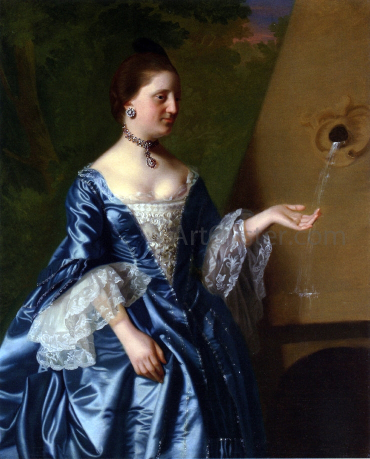 John Singleton Copley Mrs. Alice Hooper - Canvas Print