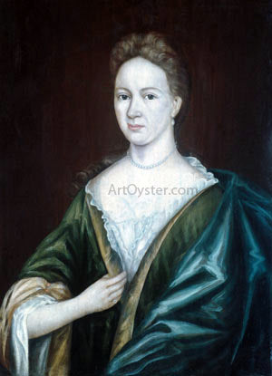Gerrit Duyckinck Mrs. Augustus Jay - Canvas Print