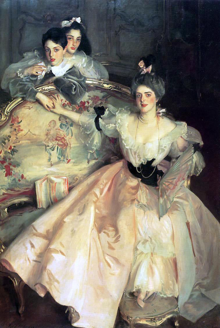 John Singer Sargent Mrs. Carl Meyer and Her Children - Canvas Print