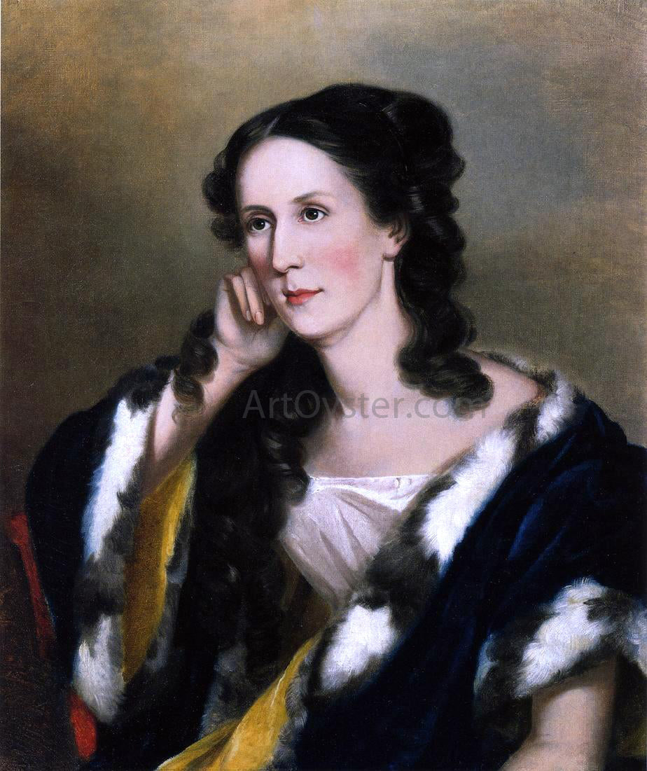 Sarah Miriam Peale Mrs. Charles Ridgely Carroll (Rebecca Ann Pue) - Canvas Print