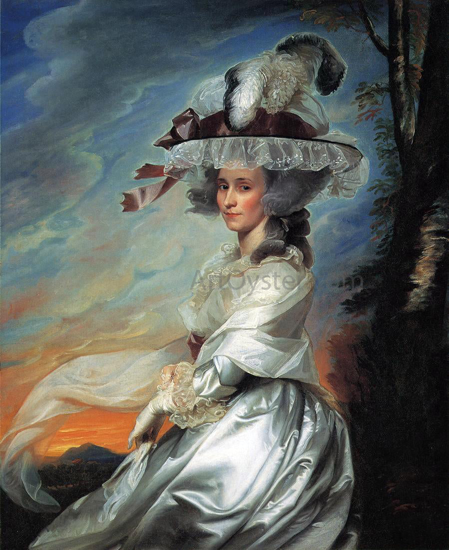 John Singleton Copley Mrs. Daniel Denison Rogers (Abigail Bromfield) - Canvas Print