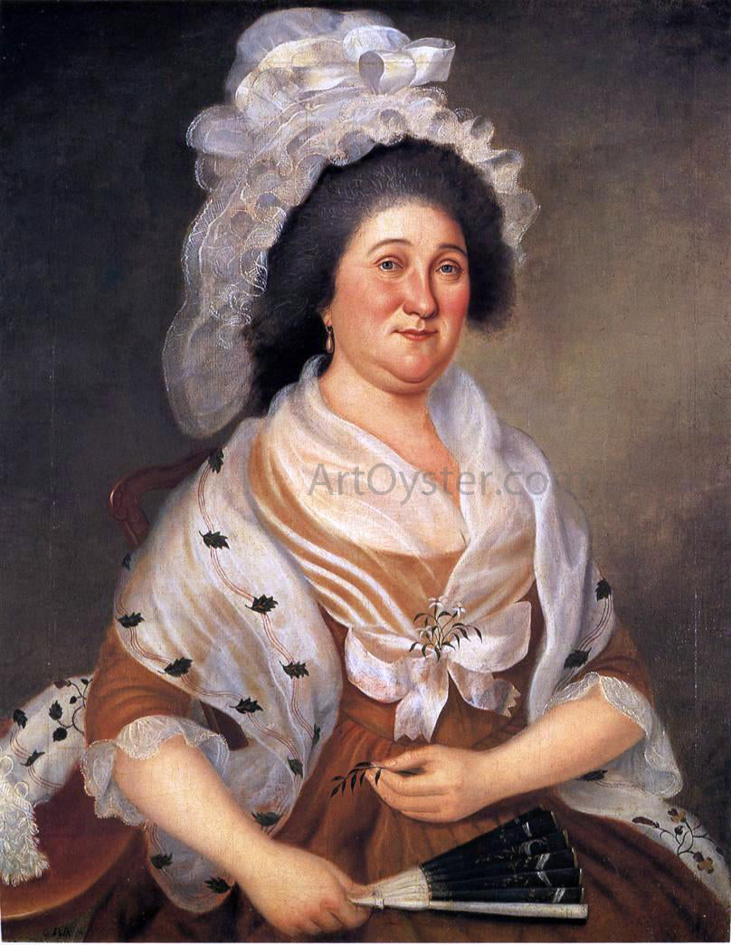 Charles Peale Polk Mrs. Elijah Etting - Canvas Print