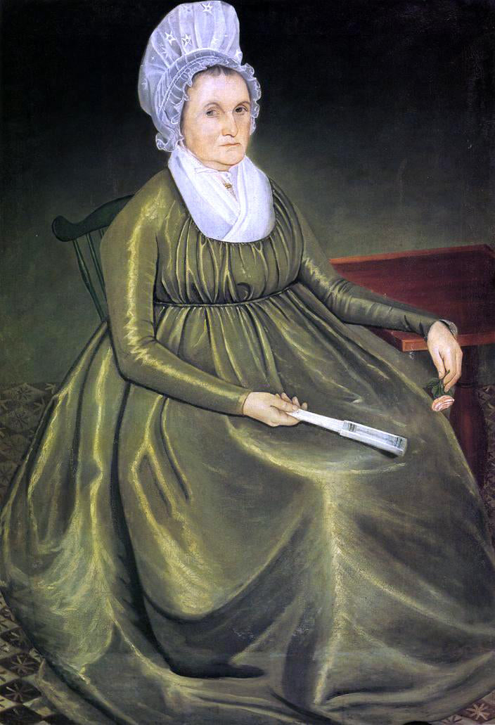 Simon Fitch Mrs. Ephraim Starr (Hannah Beach) - Canvas Print