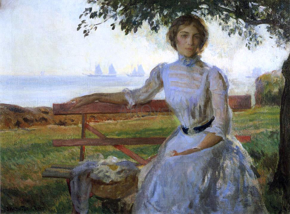 Joseph DeCamp Mrs. Ernest Major - Canvas Print