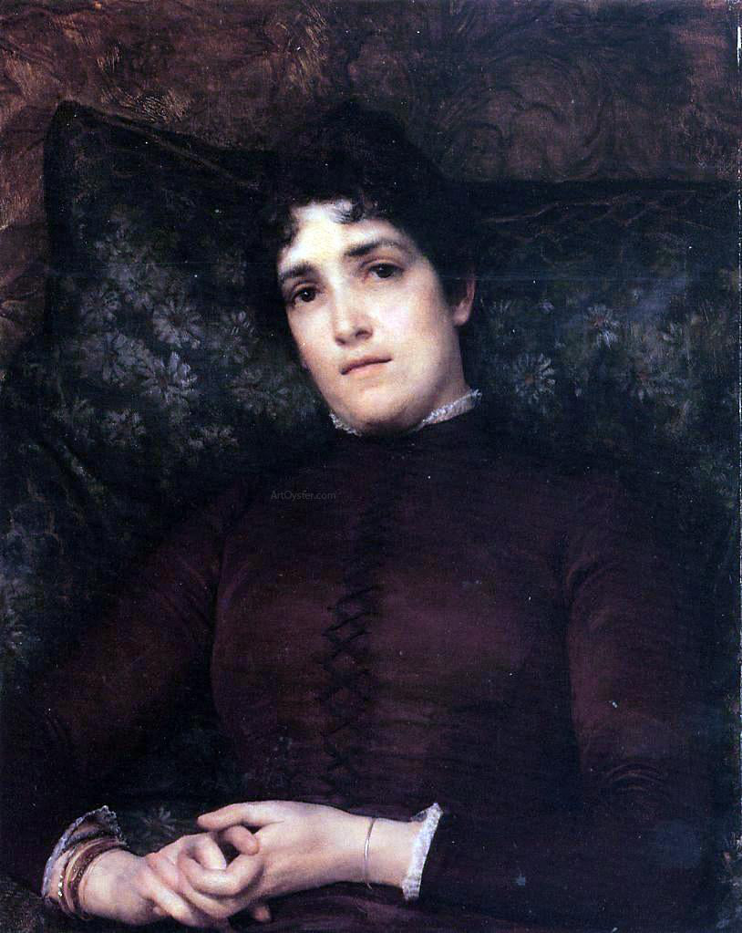 Sir Lawrence Alma-Tadema Mrs. Frank D. Millet - Canvas Print