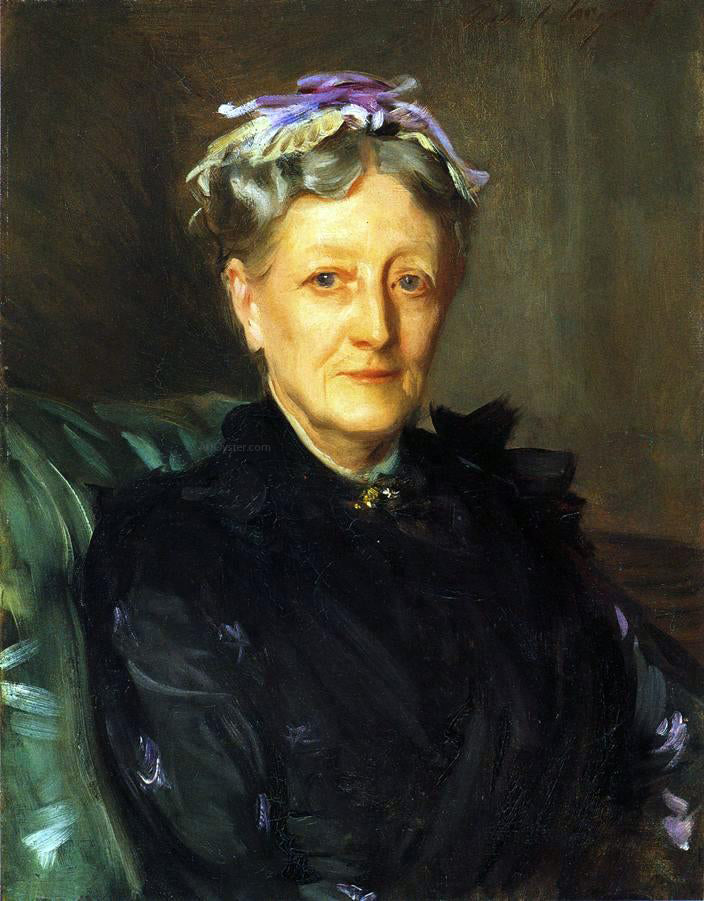 John Singer Sargent Mrs. Frederick Mead (Mary Eliza Scribner) - Canvas Print