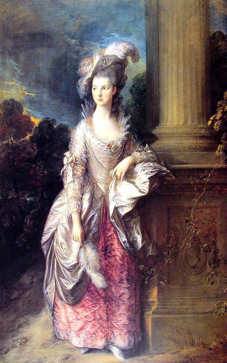 Thomas Gainsborough Mrs Graham - Canvas Print
