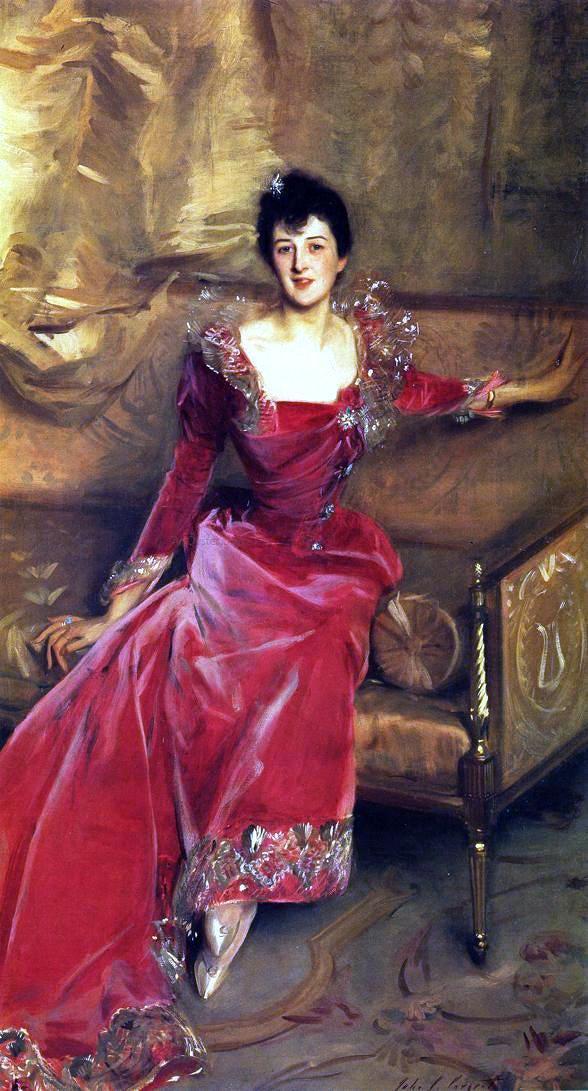 John Singer Sargent Mrs. Hugh Hammersley - Canvas Print