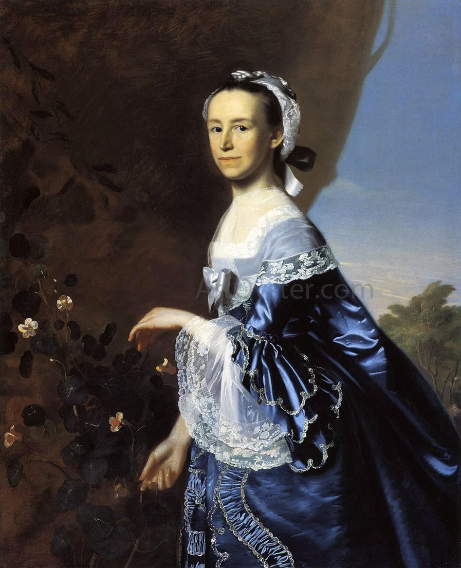 John Singleton Copley Mrs. James Warren (Mercy Otis) - Canvas Print