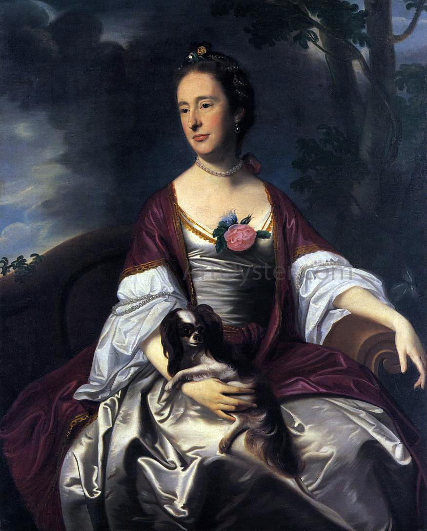 John Singleton Copley Mrs. Jerathmael Bowers - Canvas Print