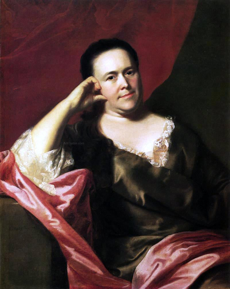 John Singleton Copley Mrs. John Scoally (Mercy Greenleaf) - Canvas Print