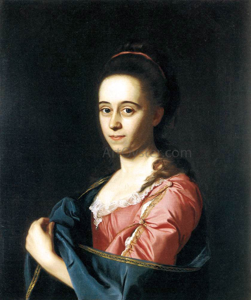 John Singleton Copley Mrs Joshua Henshaw II (Catherine Hill) - Canvas Print