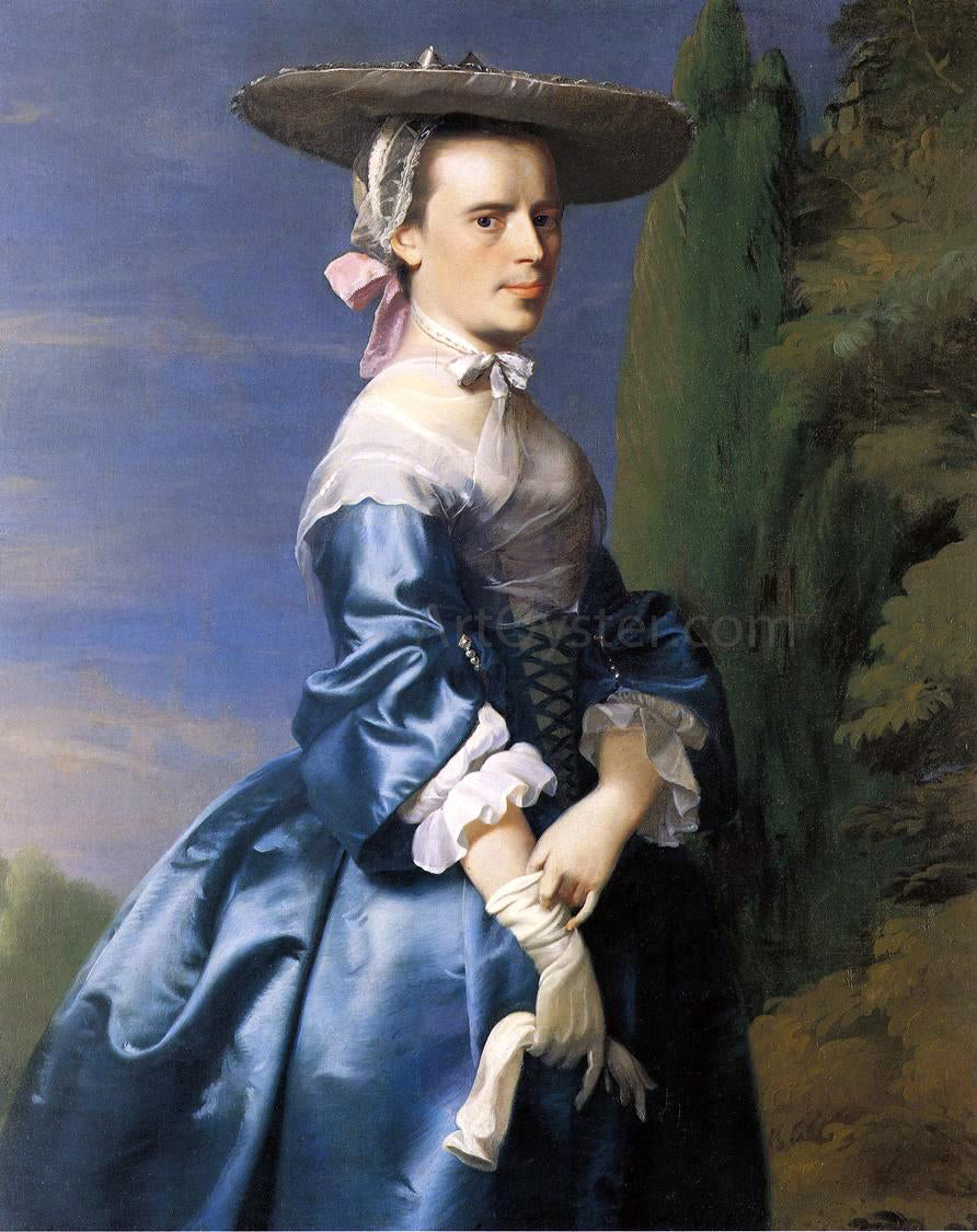John Singleton Copley Mrs. Nathaniel Allen (Sarah Sargnet) - Canvas Print