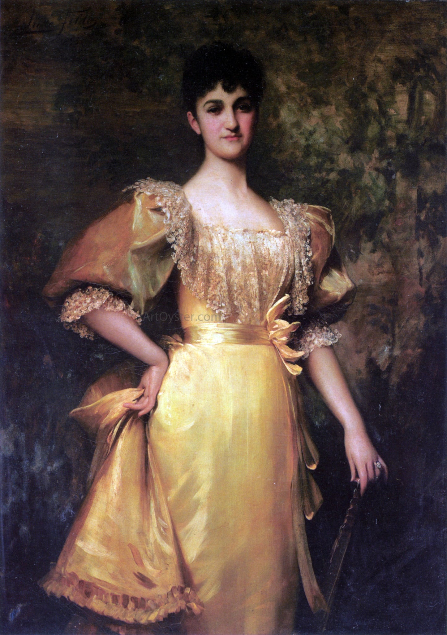 Luke Fildes Mrs Pantia Ralli - Canvas Print