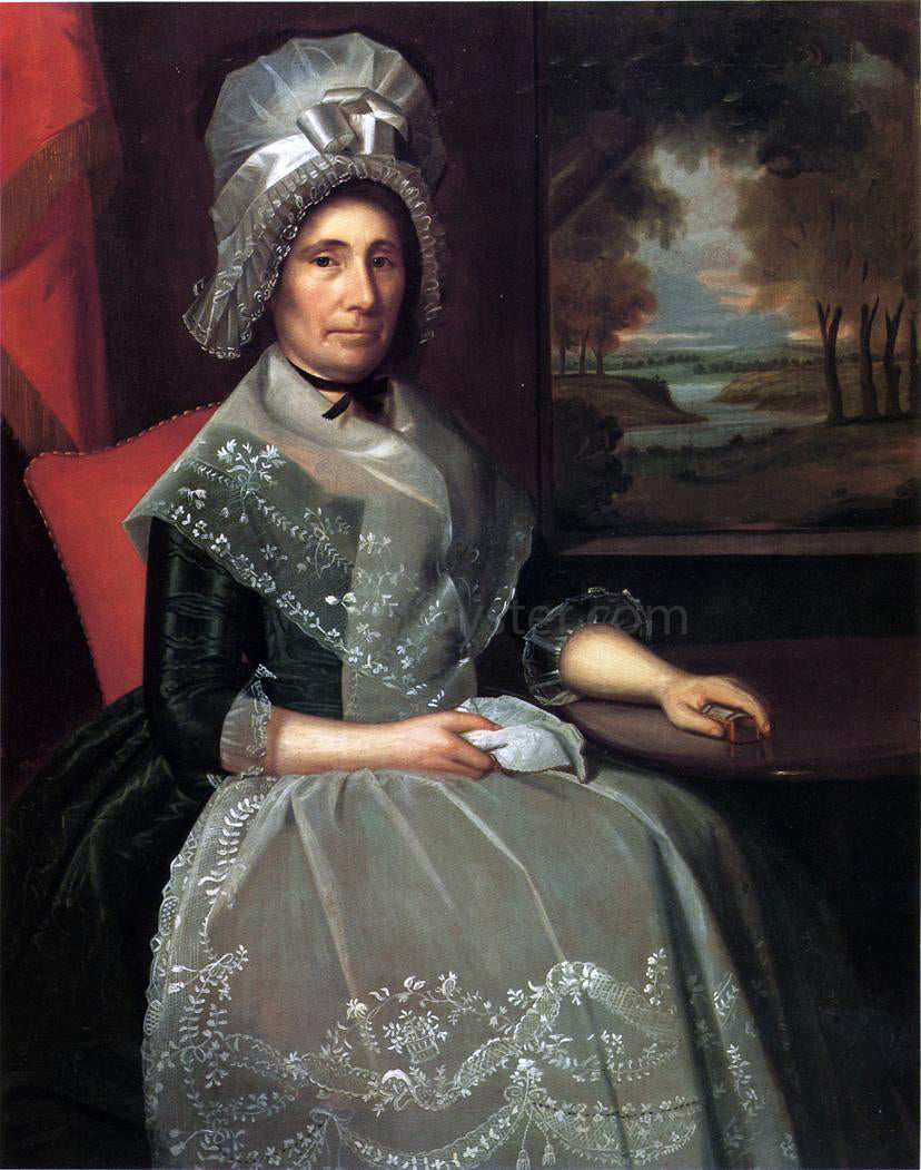 Ralph Earl Mrs. Richard Alsop - Canvas Print